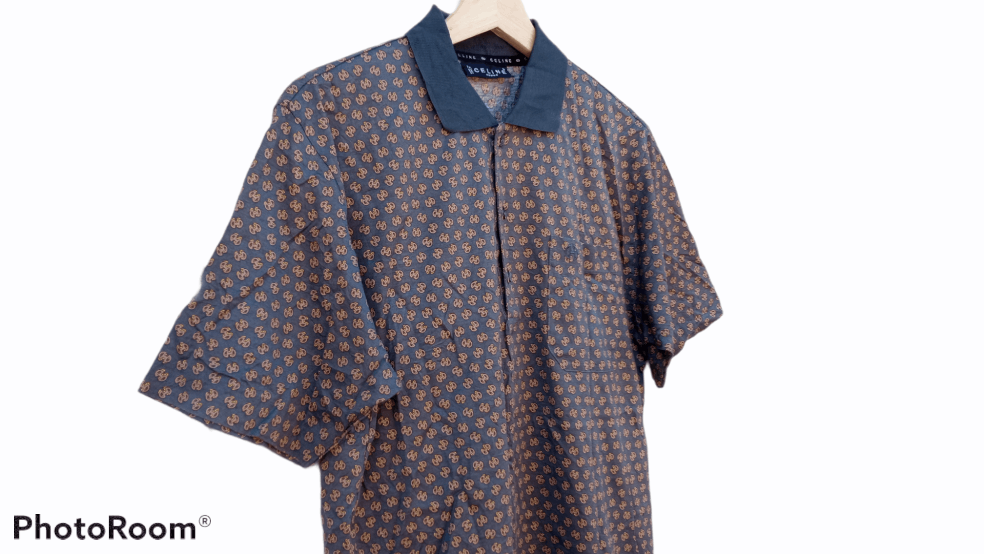 Celine 🔥🔥Vintage Celine Full Print Polo T-Shirt Size US M / EU 48-50 / 2 - 14 Thumbnail
