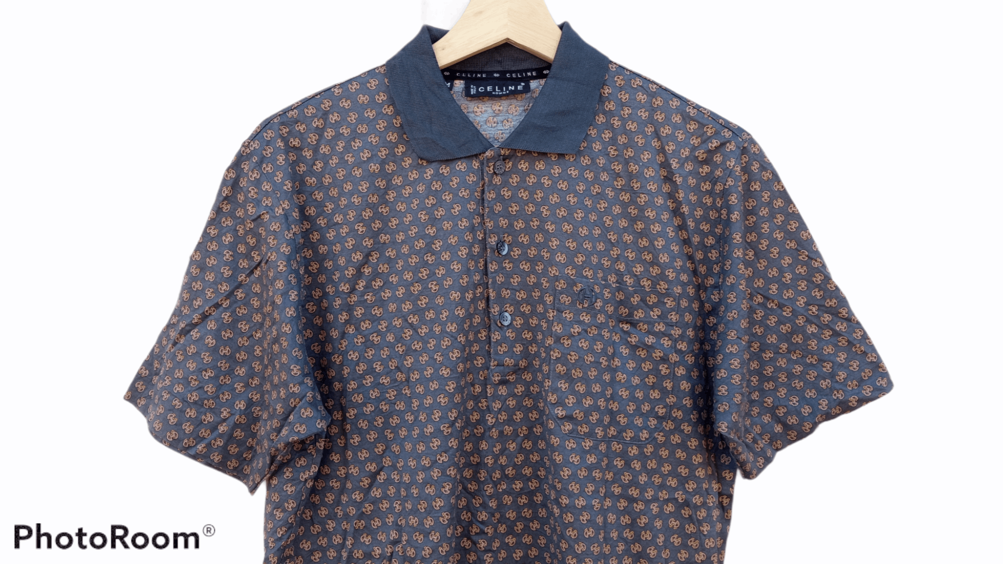 Celine 🔥🔥Vintage Celine Full Print Polo T-Shirt Size US M / EU 48-50 / 2 - 12 Thumbnail