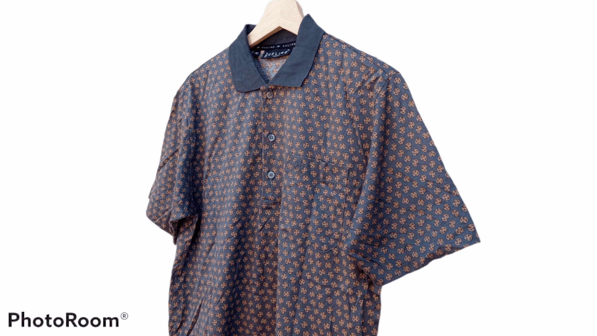 Celine 🔥🔥Vintage Celine Full Print Polo T-Shirt Size US M / EU 48-50 / 2 - 15 Thumbnail