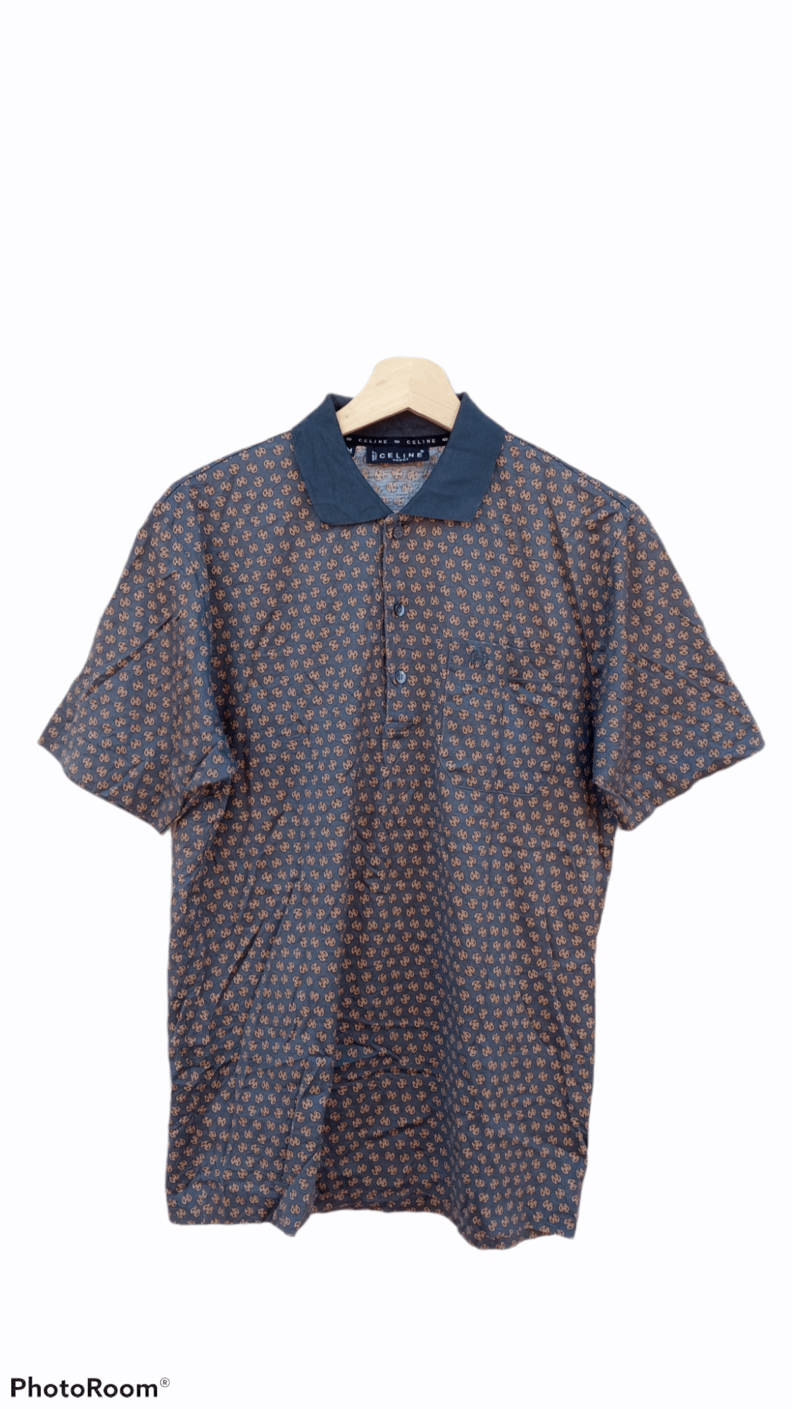 Celine 🔥🔥Vintage Celine Full Print Polo T-Shirt Size US M / EU 48-50 / 2 - 1 Thumbnail