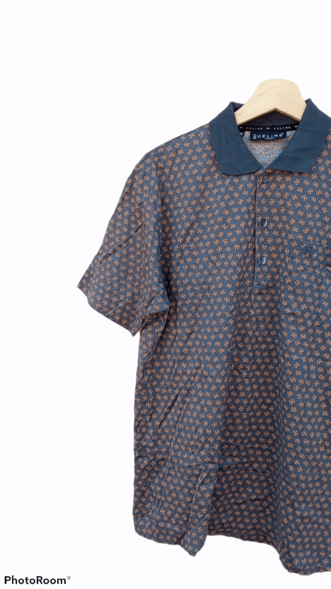 Celine 🔥🔥Vintage Celine Full Print Polo T-Shirt Size US M / EU 48-50 / 2 - 7 Thumbnail