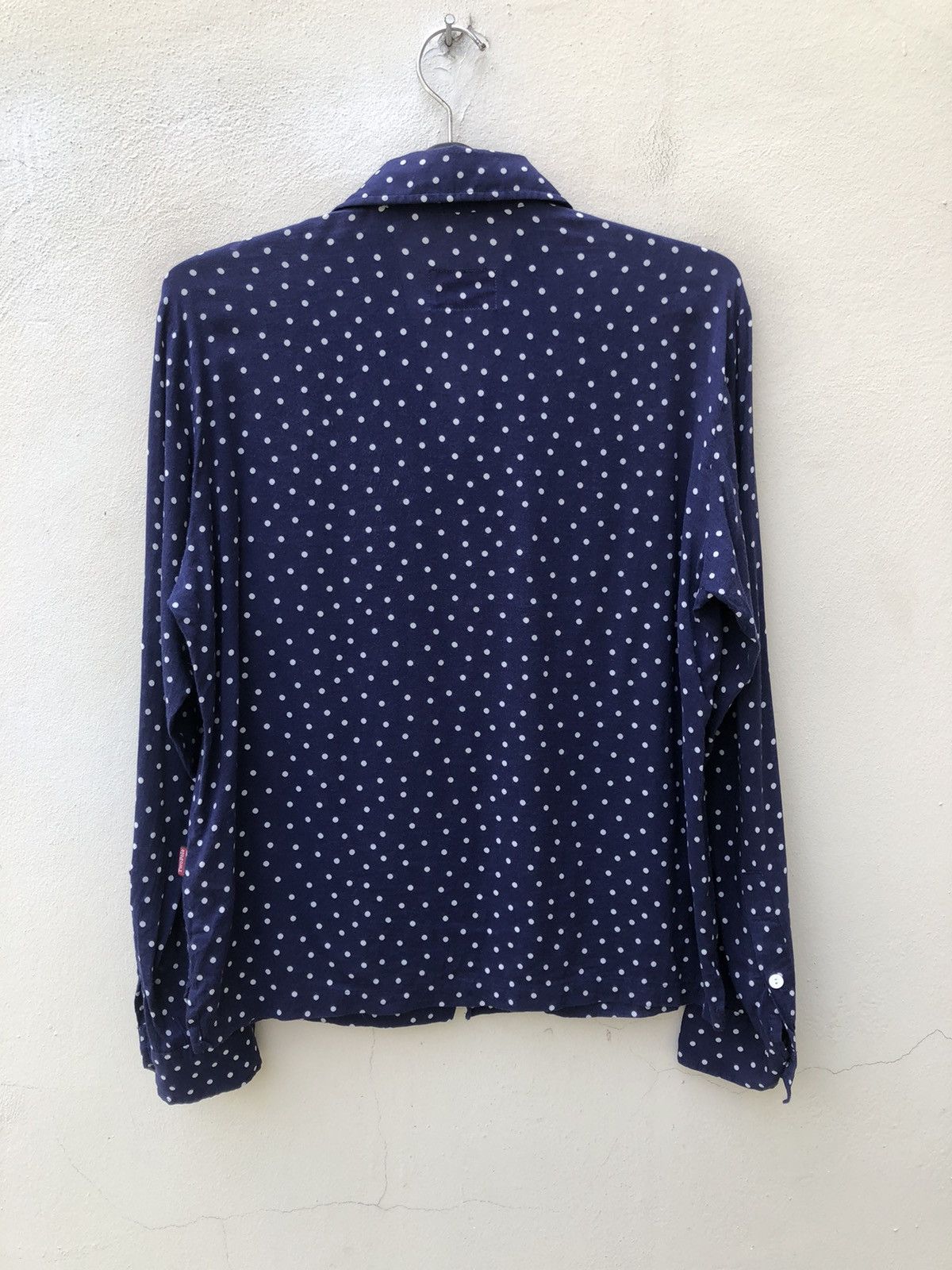 SHAREEF Rhythm King Two Pole Japan 2 Pocket Dot Rockabilly Shirt Size US M / EU 48-50 / 2 - 10 Thumbnail