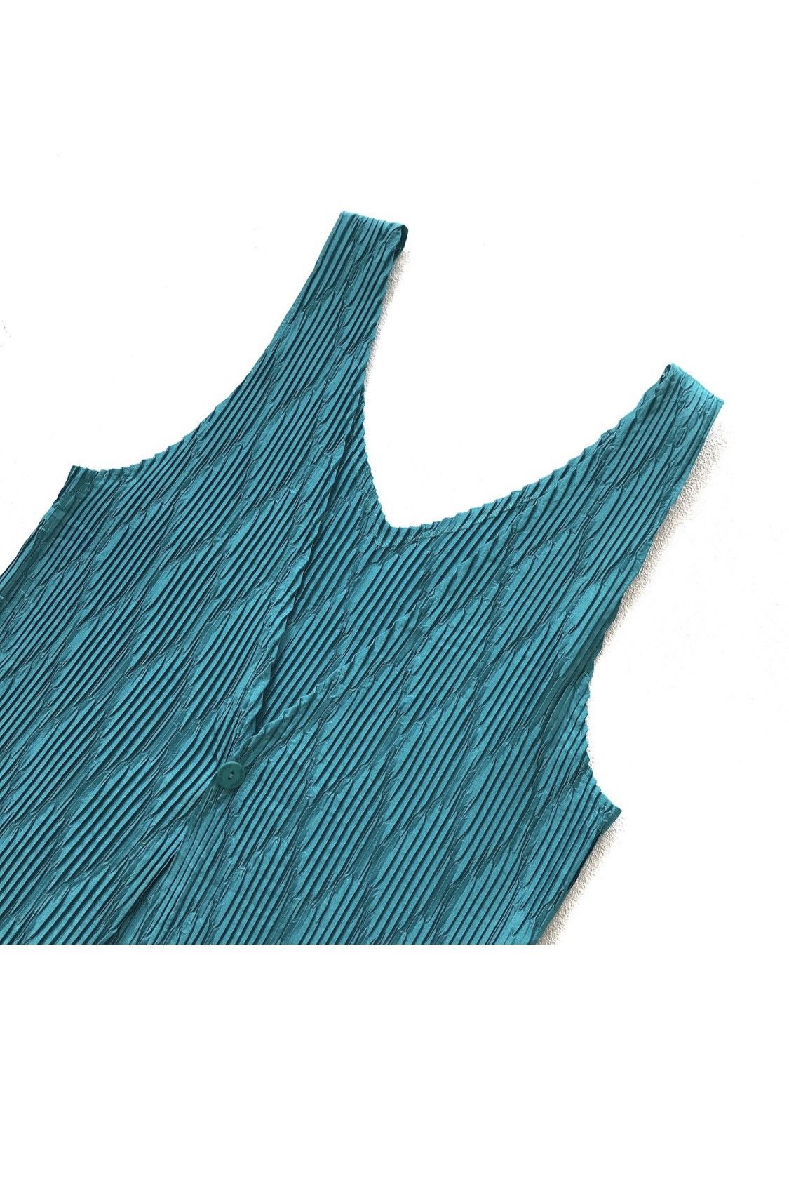 Issey Miyake OG Pleats Please Issey Miyake 💎 Cult Button Apron Size US M / EU 48-50 / 2 - 7 Thumbnail