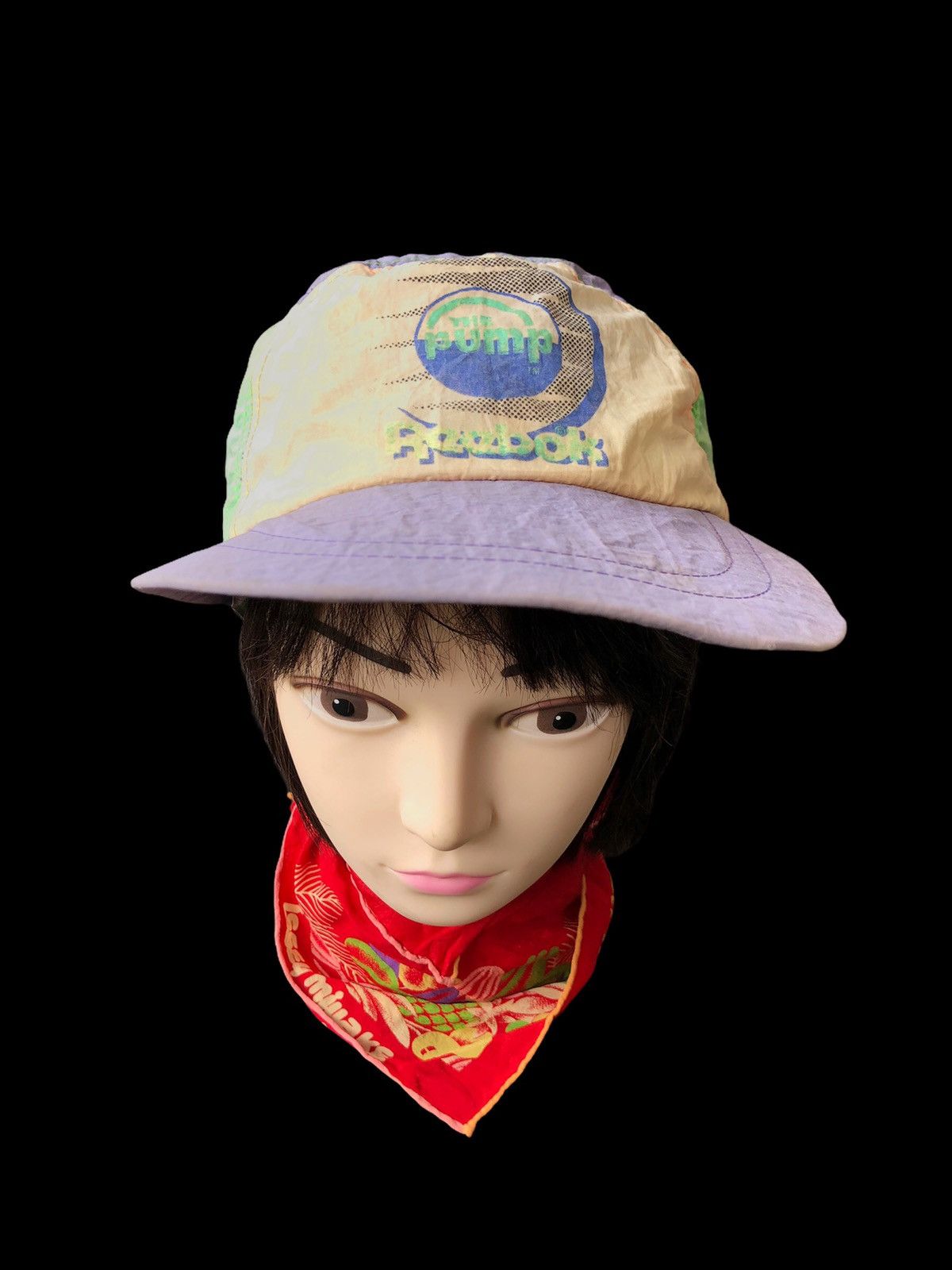 Reebok DOPE🔥90s Reebok The Pump Colorway 5 Panel Cap Hat Size ONE SIZE - 4 Thumbnail
