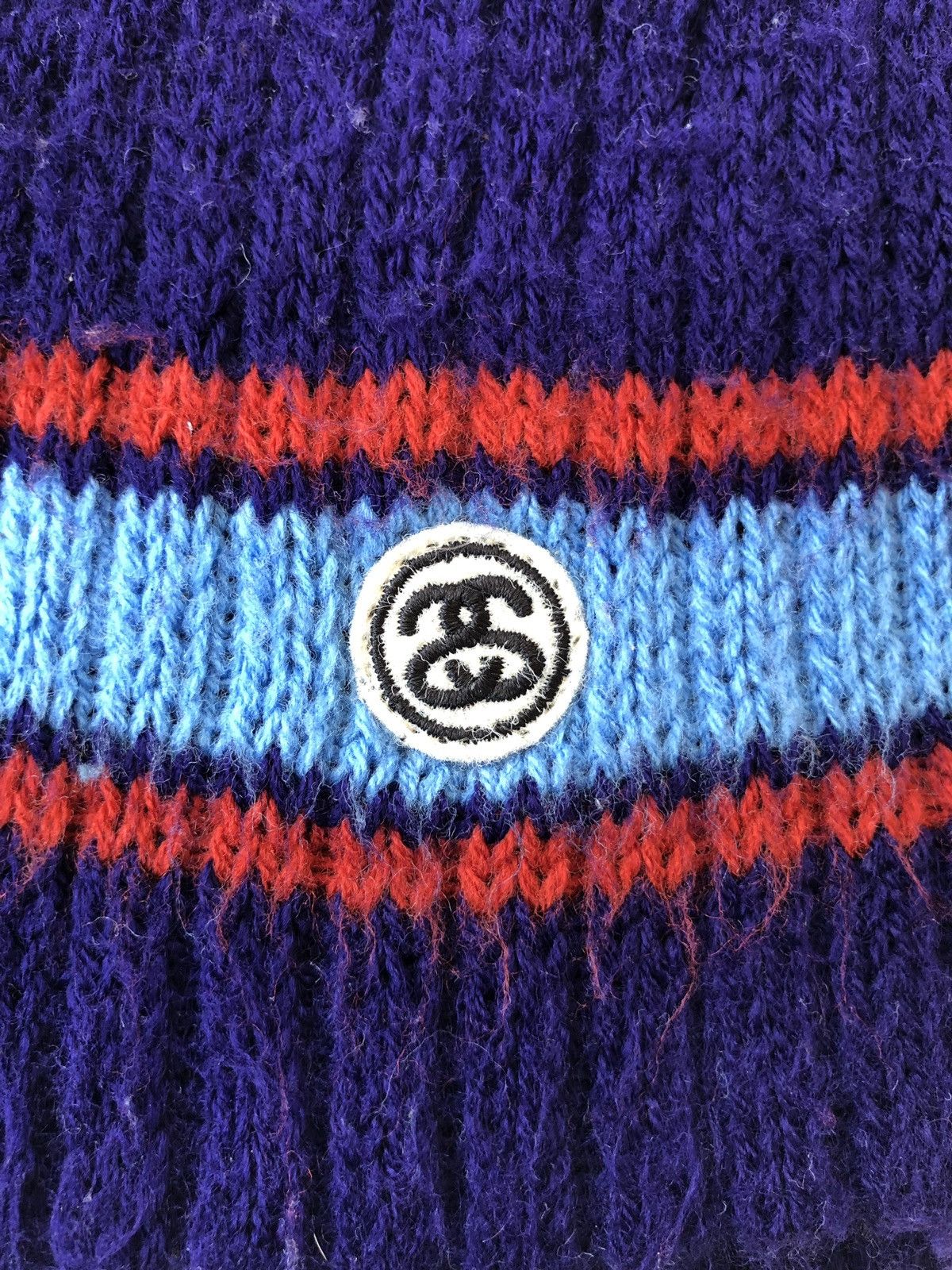 Stussy DOPE💎Y2K Stussy Logo Rainbow Beanie Hat Size ONE SIZE - 2 Thumbnail