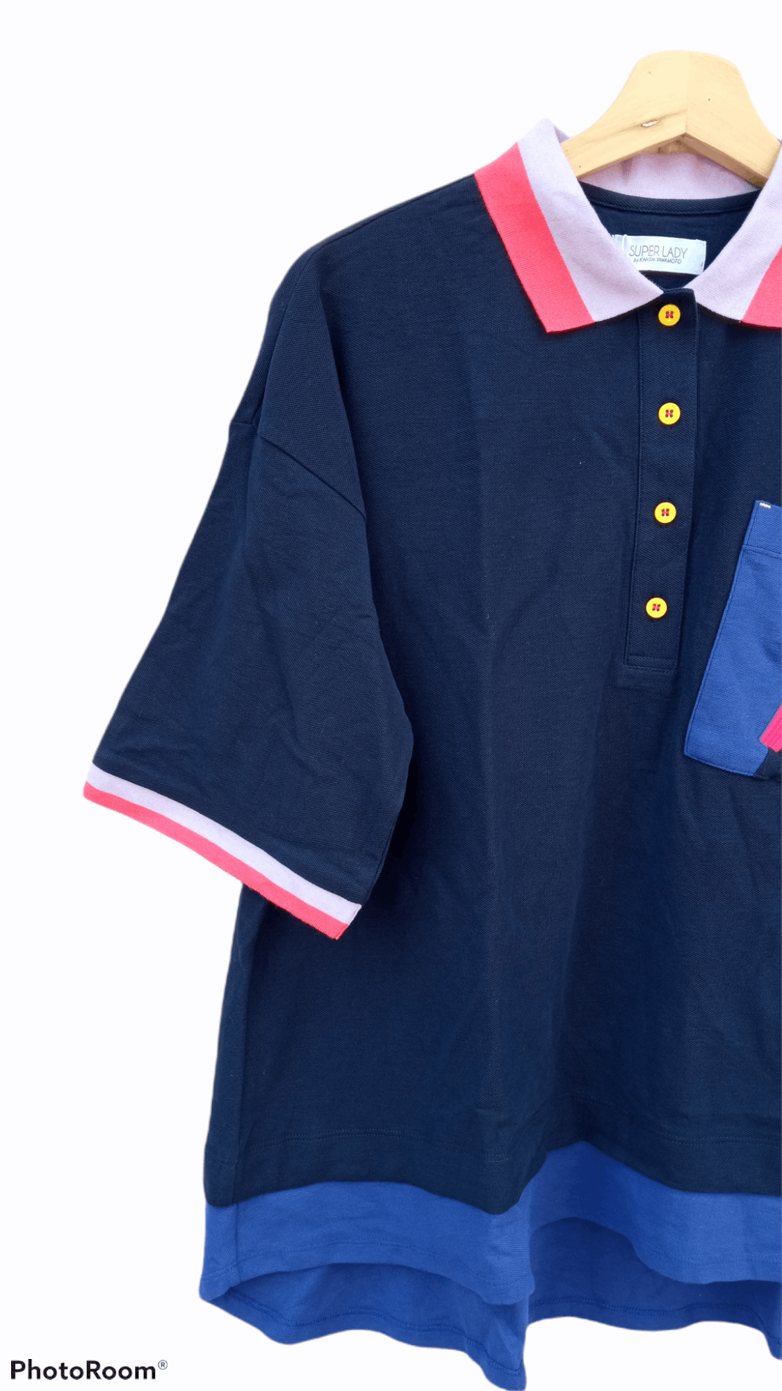 Japanese Brand × Kansai Yamamoto × Vintage 🔥🔥Super Lady Kansai Yamamoto Polo T-Shirt Size US M / EU 48-50 / 2 - 5 Thumbnail