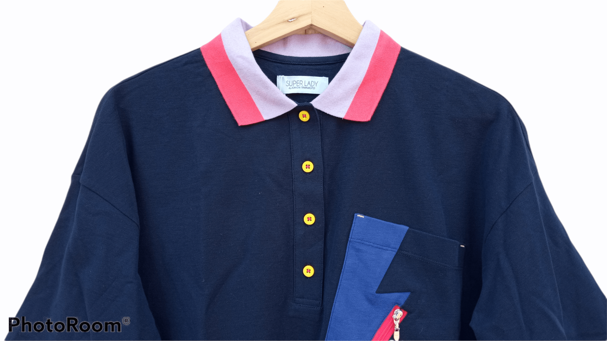 Japanese Brand × Kansai Yamamoto × Vintage 🔥🔥Super Lady Kansai Yamamoto Polo T-Shirt Size US M / EU 48-50 / 2 - 13 Thumbnail