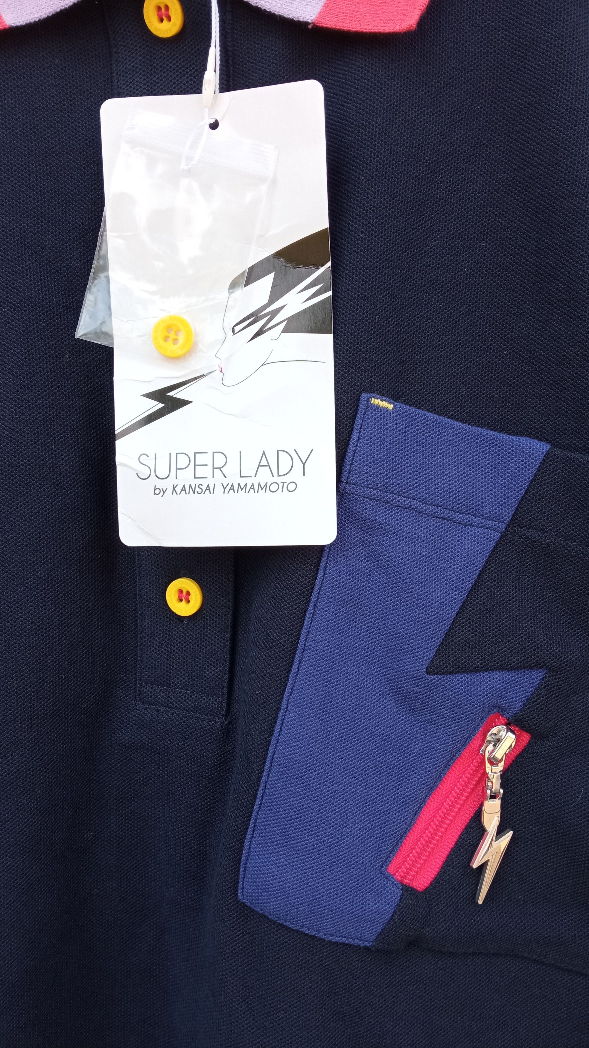 Japanese Brand × Kansai Yamamoto × Vintage 🔥🔥Super Lady Kansai Yamamoto Polo T-Shirt Size US M / EU 48-50 / 2 - 19 Thumbnail