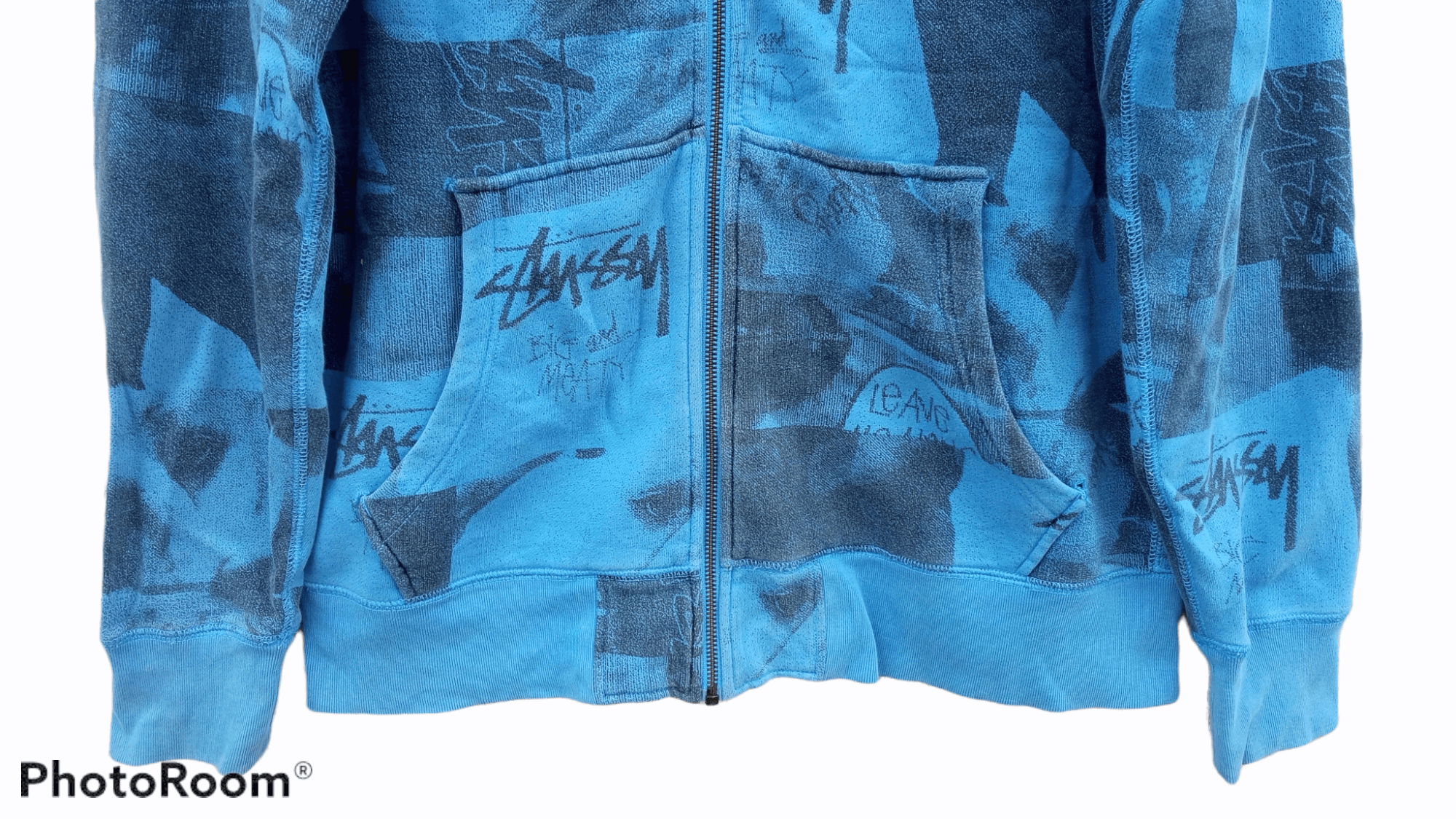 Stussy × Vintage 🔥🔥Vintage Stussy Full Print Hoodie Jacket Size US L / EU 52-54 / 3 - 16 Thumbnail