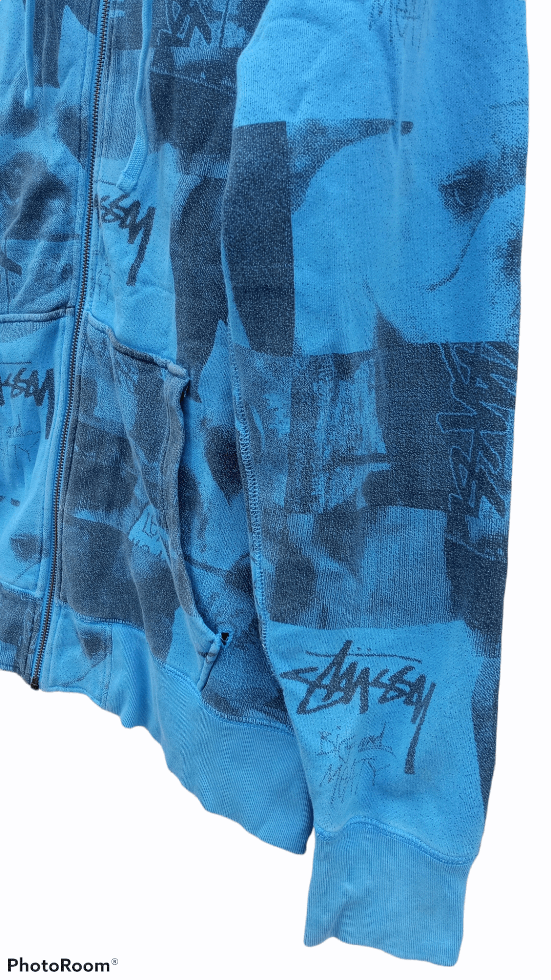 Stussy × Vintage 🔥🔥Vintage Stussy Full Print Hoodie Jacket Size US L / EU 52-54 / 3 - 10 Thumbnail