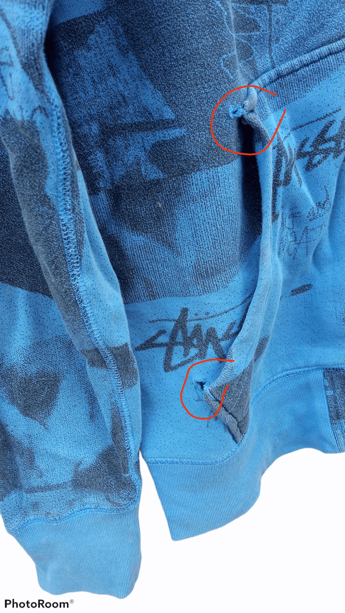 Stussy × Vintage 🔥🔥Vintage Stussy Full Print Hoodie Jacket Size US L / EU 52-54 / 3 - 8 Thumbnail