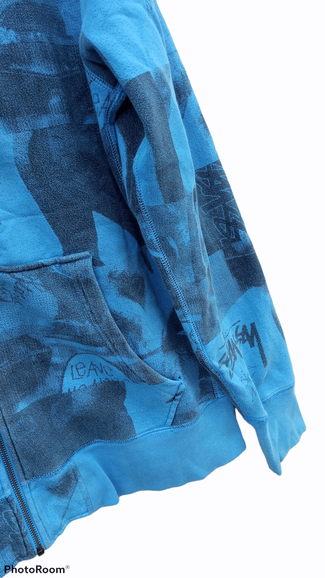 Stussy × Vintage 🔥🔥Vintage Stussy Full Print Hoodie Jacket Size US L / EU 52-54 / 3 - 12 Thumbnail