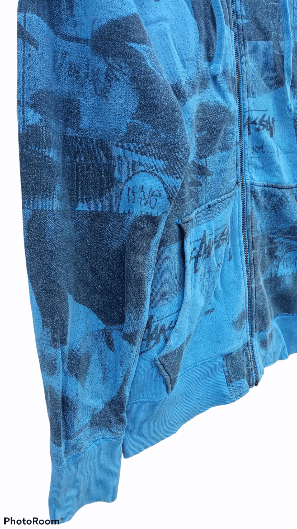 Stussy × Vintage 🔥🔥Vintage Stussy Full Print Hoodie Jacket Size US L / EU 52-54 / 3 - 7 Thumbnail