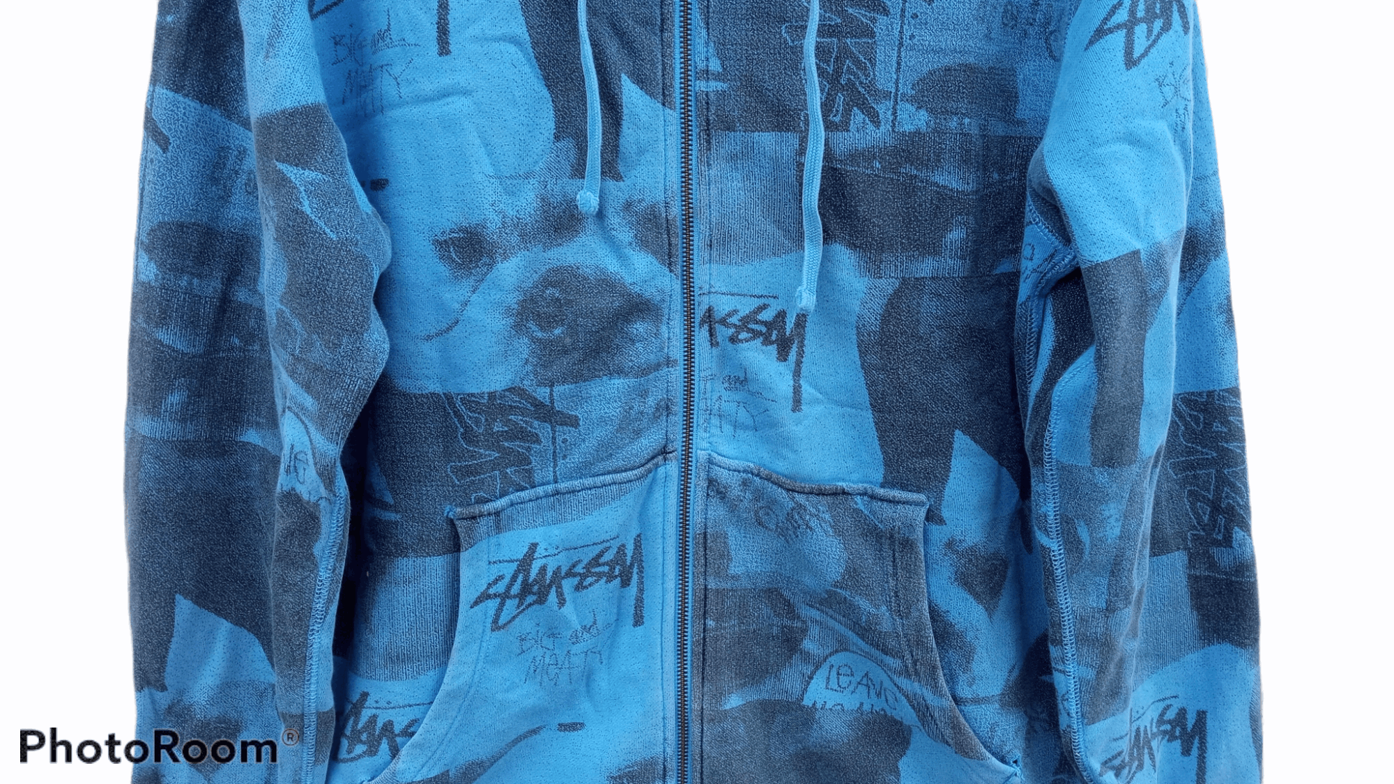 Stussy × Vintage 🔥🔥Vintage Stussy Full Print Hoodie Jacket Size US L / EU 52-54 / 3 - 15 Thumbnail