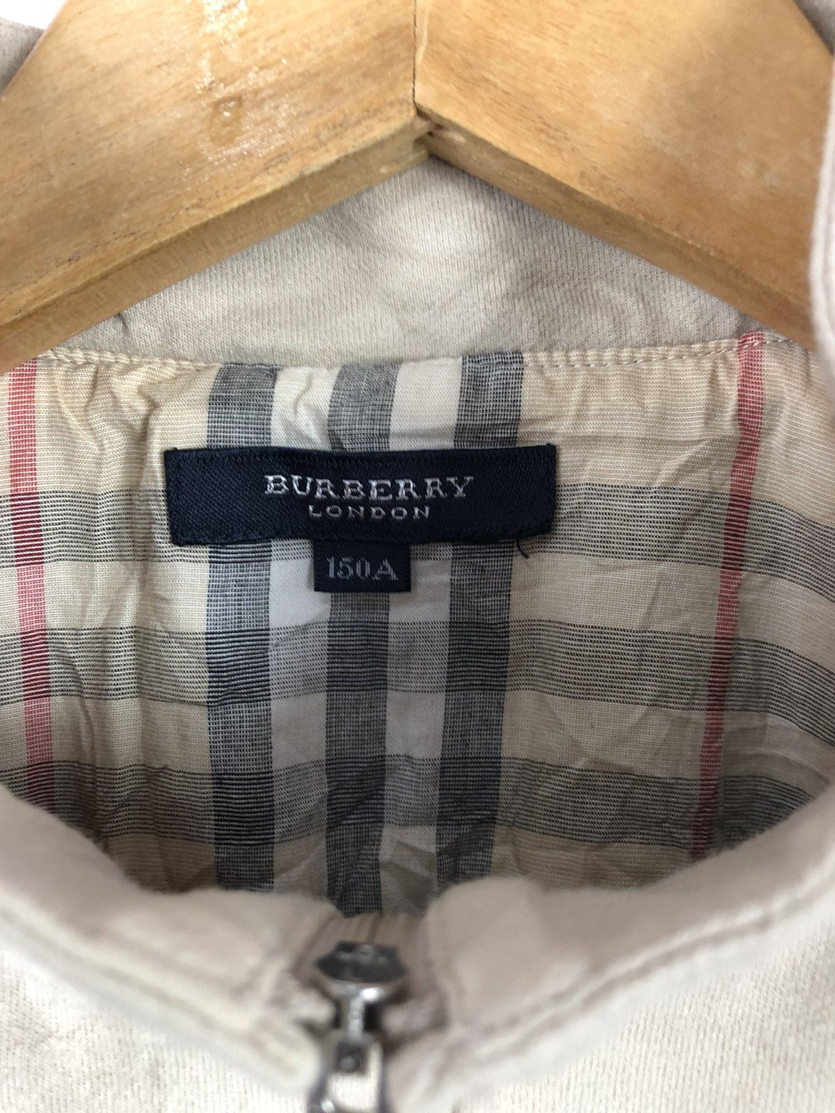 Burberry VINTAGE BURBERRY LONDON BLACK LABEL CHECK ZIPPER SWEATHIRTS Size US S / EU 44-46 / 1 - 4 Thumbnail