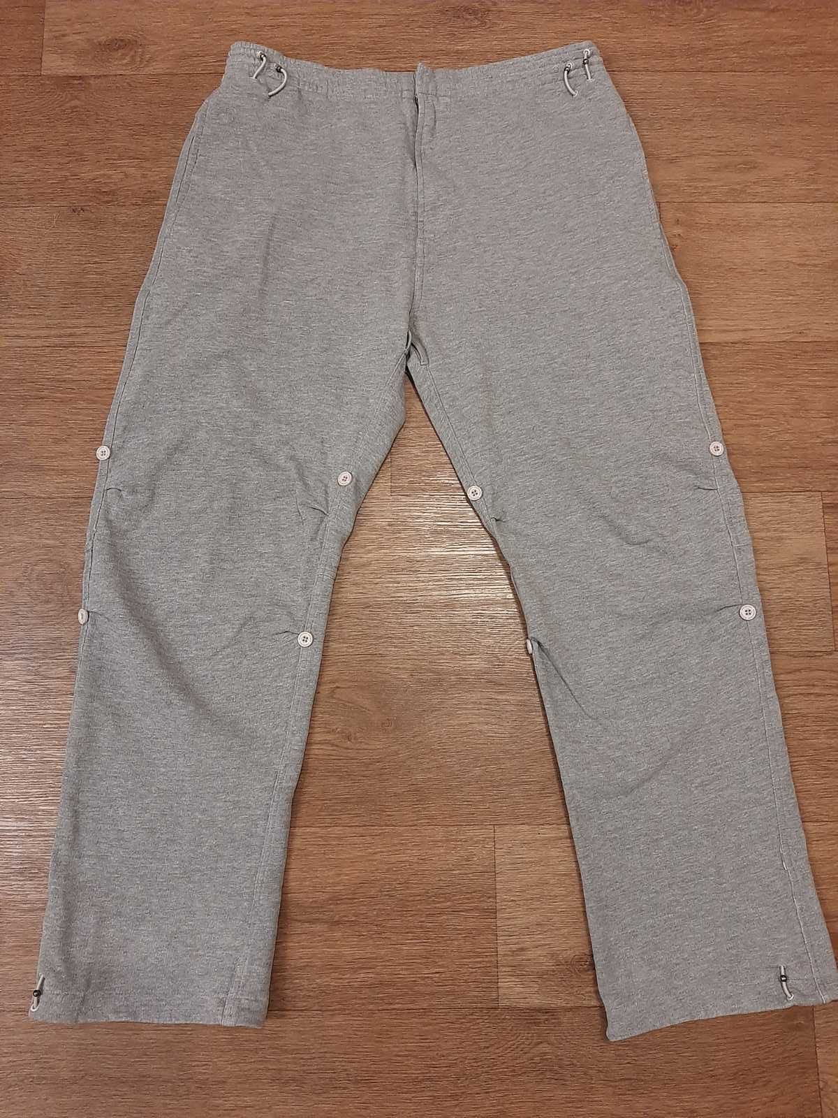 image of Maharishi Utility Organic Cotton Sweatpants Joggers in Grey, Men's (Size 34)