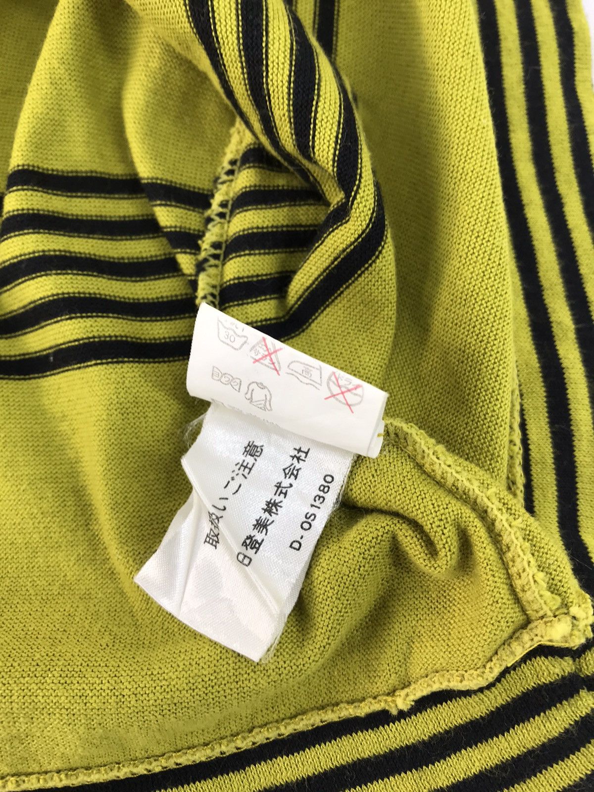 Mr. Junko × Vintage Vintage Mr.Junko Koshino Design Striped Logo Tee Size US L / EU 52-54 / 3 - 7 Thumbnail