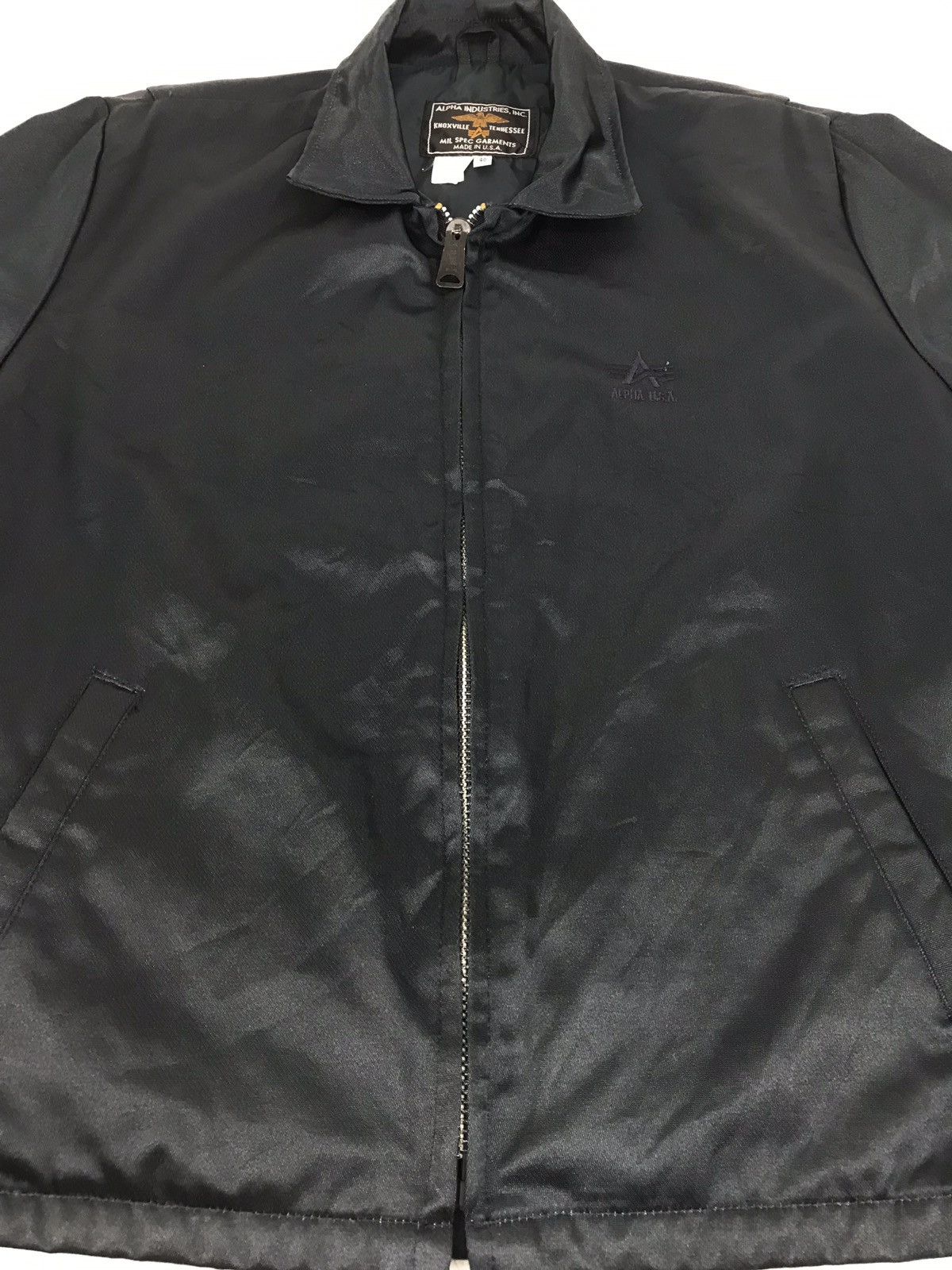 Alpha Industries × Vintage Vintage Alpha Industries Military Streetwear Style Jacket Size US L / EU 52-54 / 3 - 3 Thumbnail