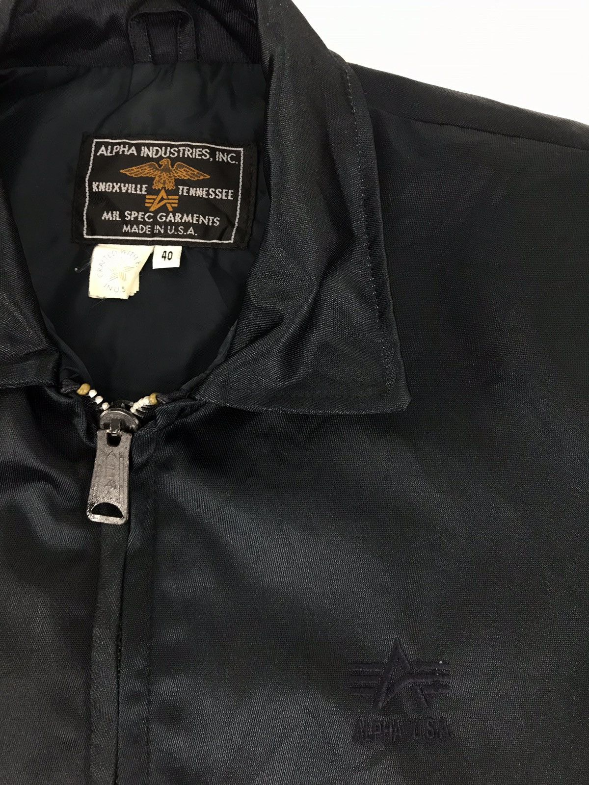 Alpha Industries × Vintage Vintage Alpha Industries Military Streetwear Style Jacket Size US L / EU 52-54 / 3 - 4 Thumbnail