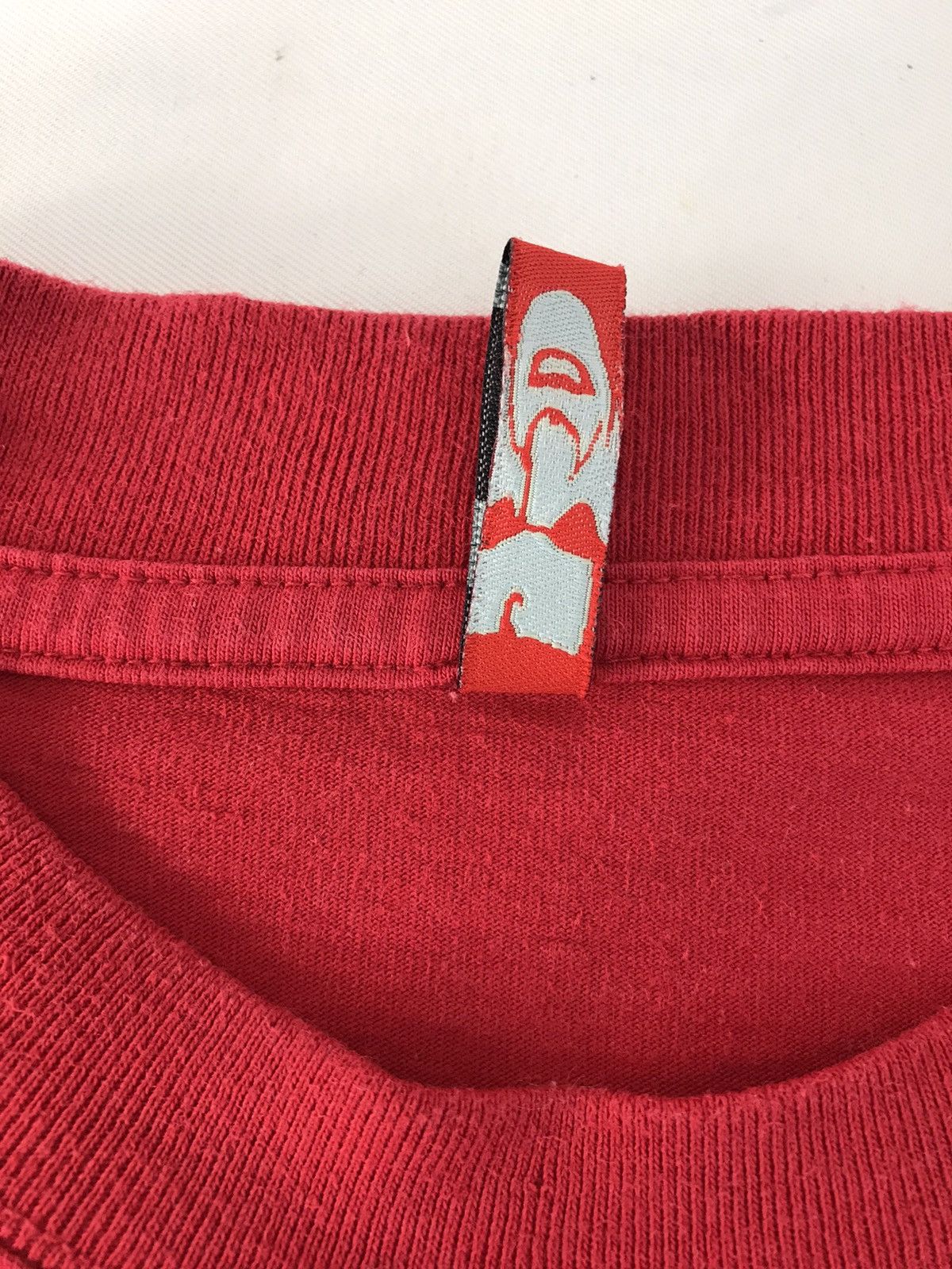 Japanese Brand Inokix Simple Red Colour Tee Design Size US L / EU 52-54 / 3 - 6 Thumbnail