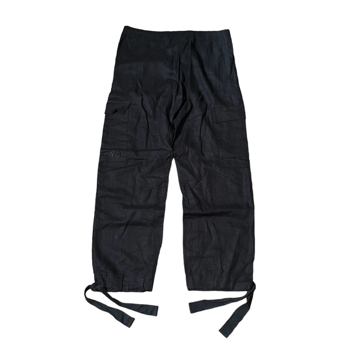 Adidas × Y-3 × Yohji Yamamoto Yohji yamamoto y-3 black linen cargo  