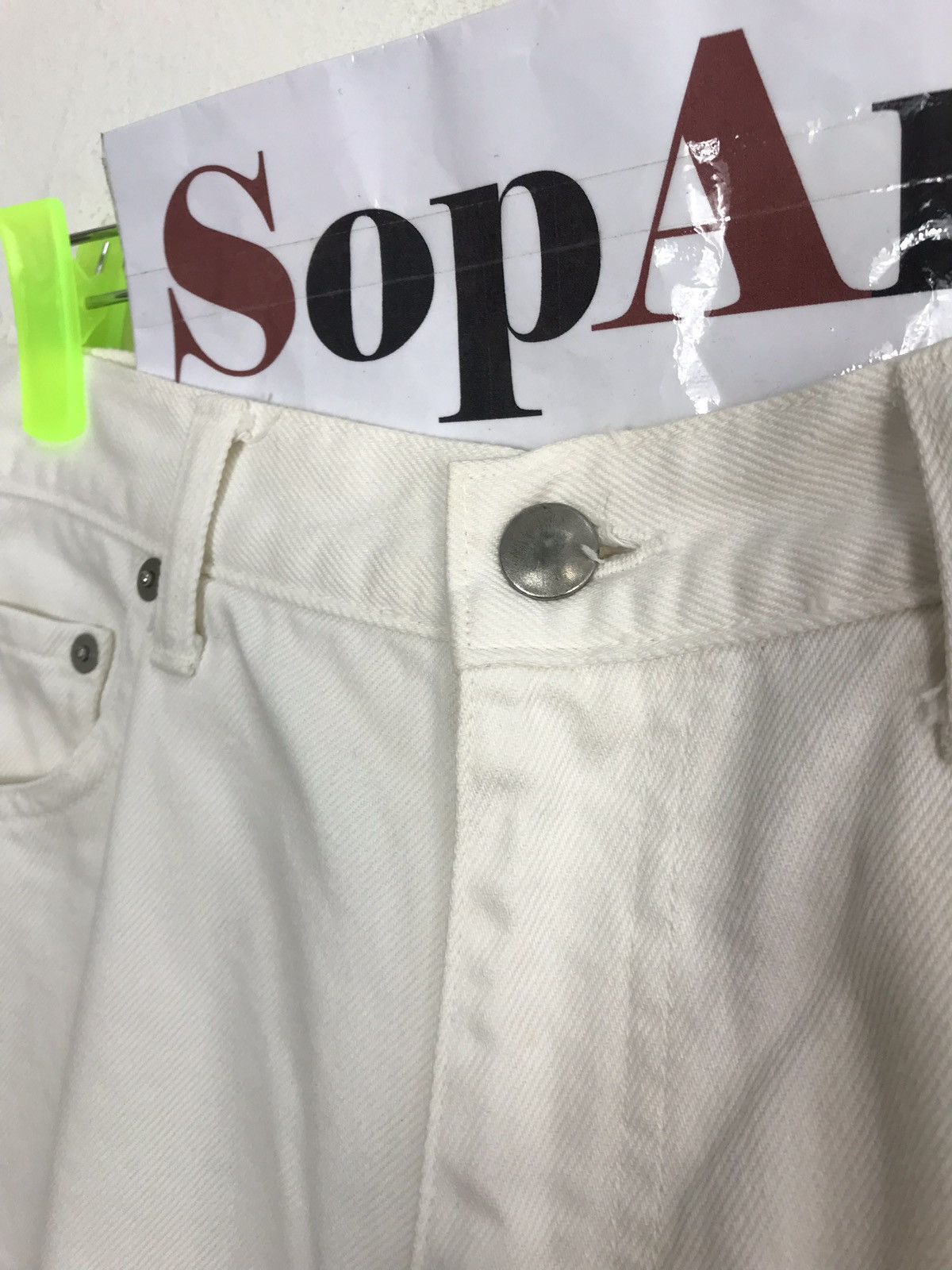 Japanese Brand Vtg Melting Spot Painting Style Trouser Jeans Size US 31 - 5 Thumbnail