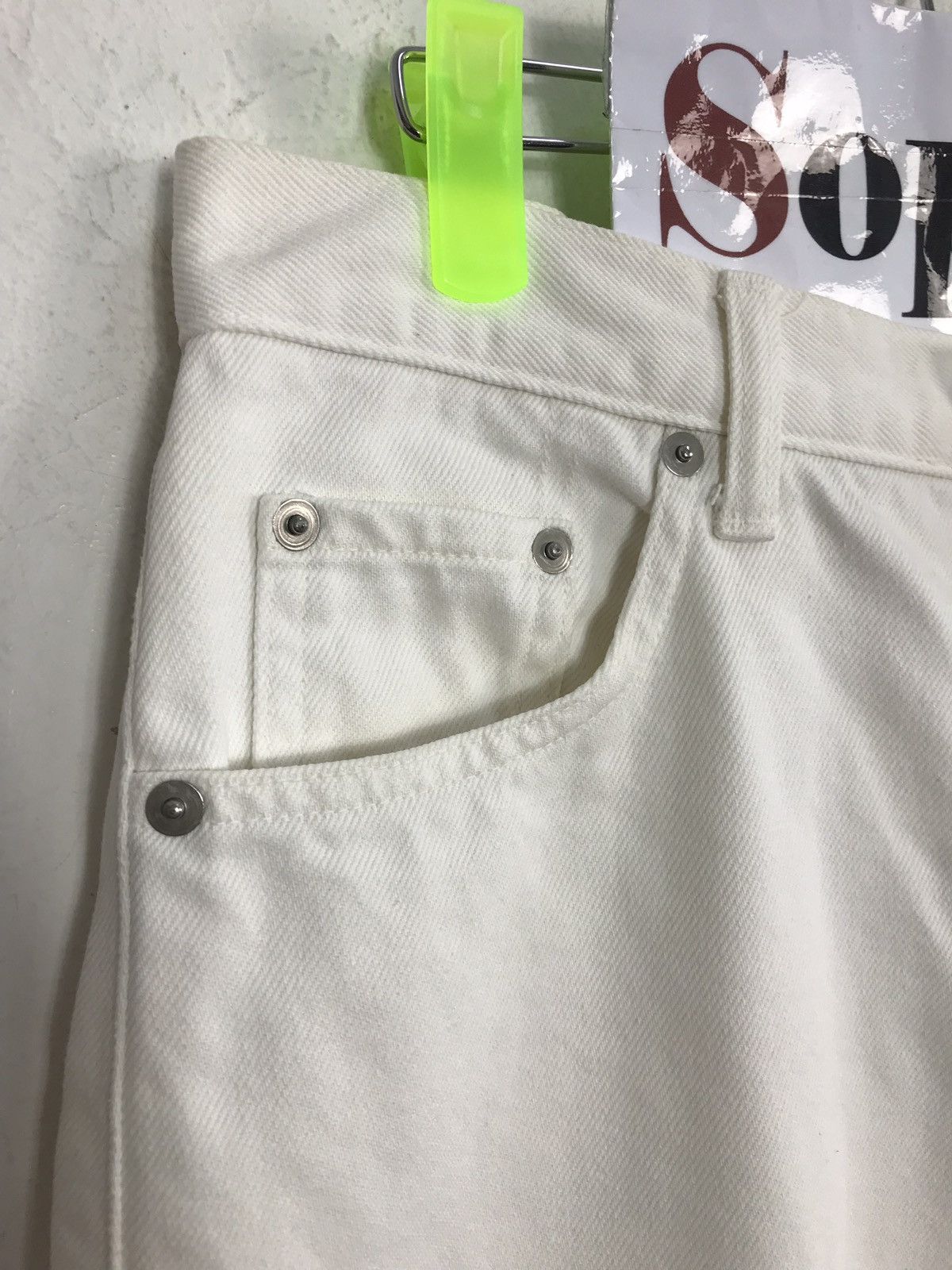 Japanese Brand Vtg Melting Spot Painting Style Trouser Jeans Size US 31 - 6 Thumbnail