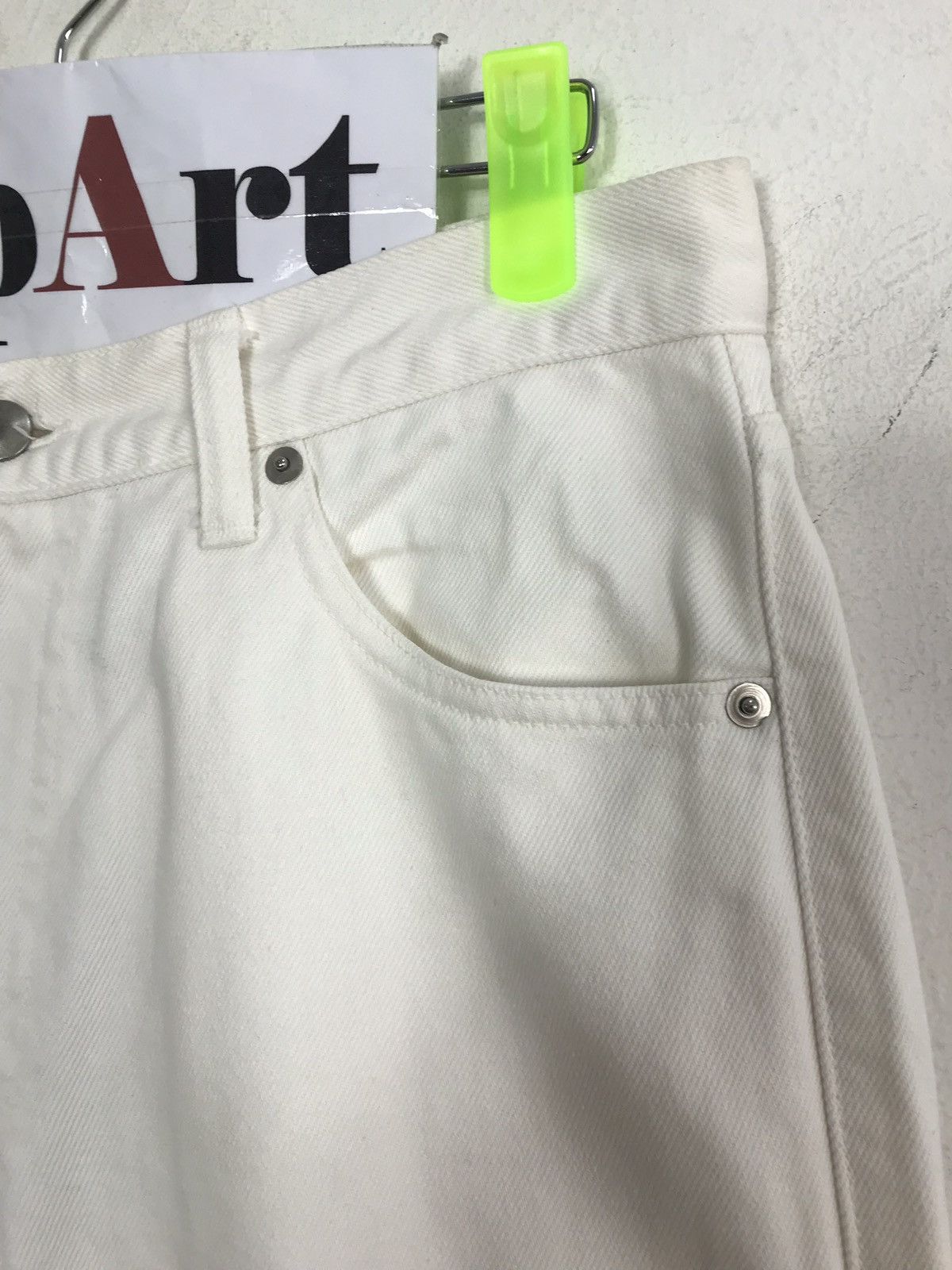 Japanese Brand Vtg Melting Spot Painting Style Trouser Jeans Size US 31 - 4 Thumbnail