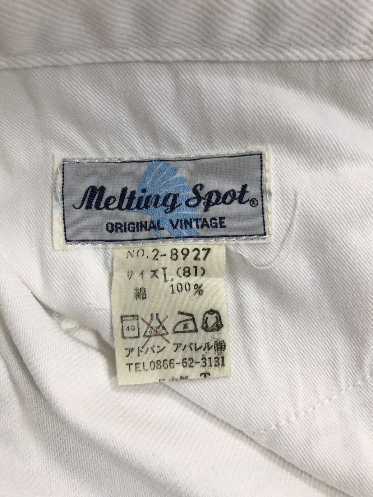 Japanese Brand Vtg Melting Spot Painting Style Trouser Jeans Size US 31 - 12 Thumbnail