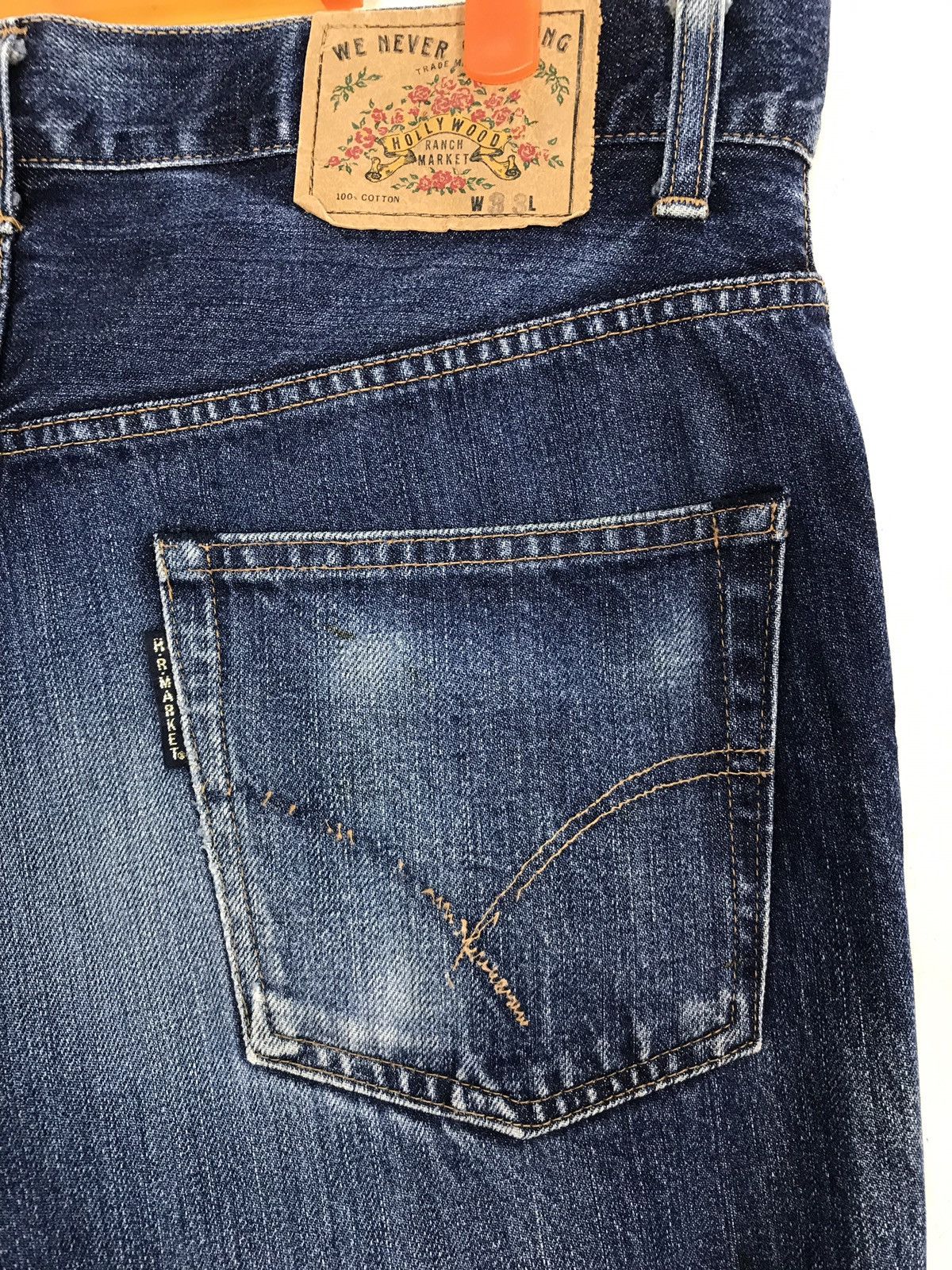Japanese Brand × Vintage Vintage H.R Market Indigo Denim Jeans Style Size US 33 - 12 Thumbnail