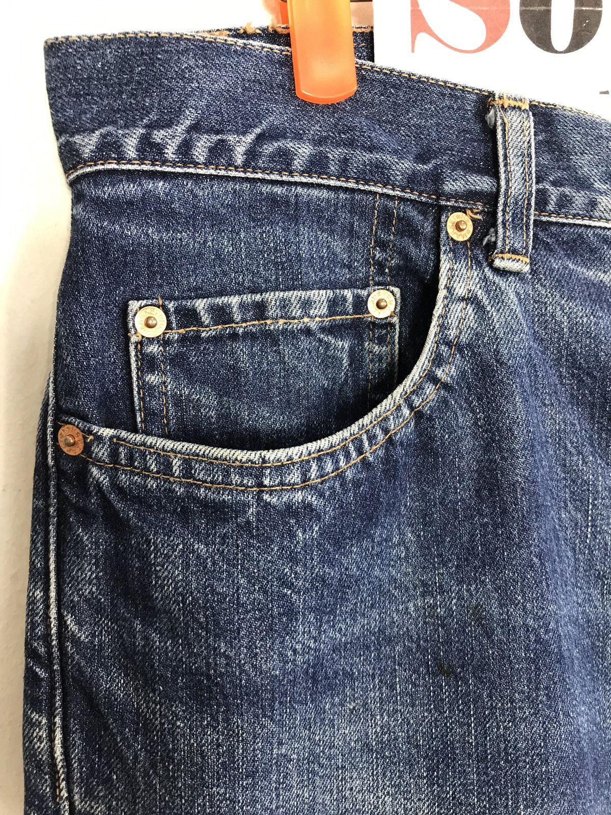 Japanese Brand × Vintage Vintage H.R Market Indigo Denim Jeans Style Size US 33 - 8 Thumbnail