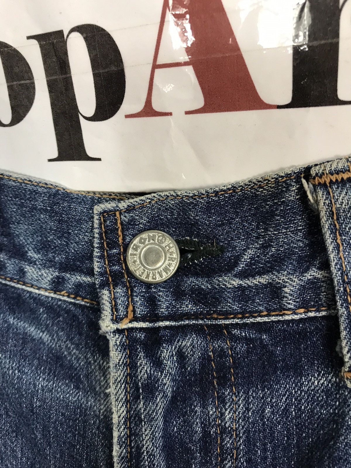 Japanese Brand × Vintage Vintage H.R Market Indigo Denim Jeans Style Size US 33 - 7 Thumbnail