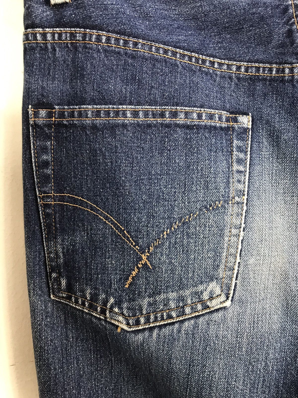 Japanese Brand × Vintage Vintage H.R Market Indigo Denim Jeans Style Size US 33 - 14 Thumbnail