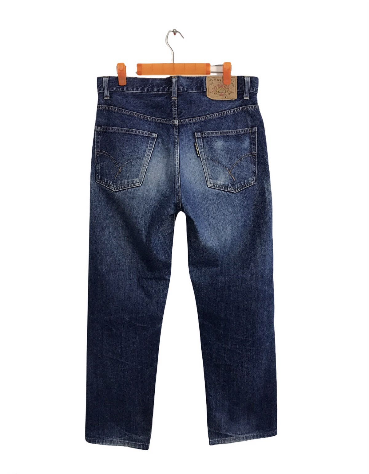 Japanese Brand × Vintage Vintage H.R Market Indigo Denim Jeans Style Size US 33 - 2 Thumbnail
