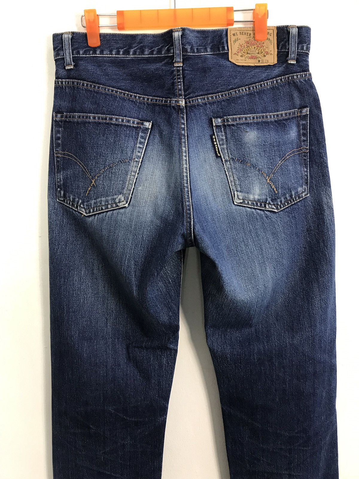 Japanese Brand × Vintage Vintage H.R Market Indigo Denim Jeans Style Size US 33 - 11 Thumbnail