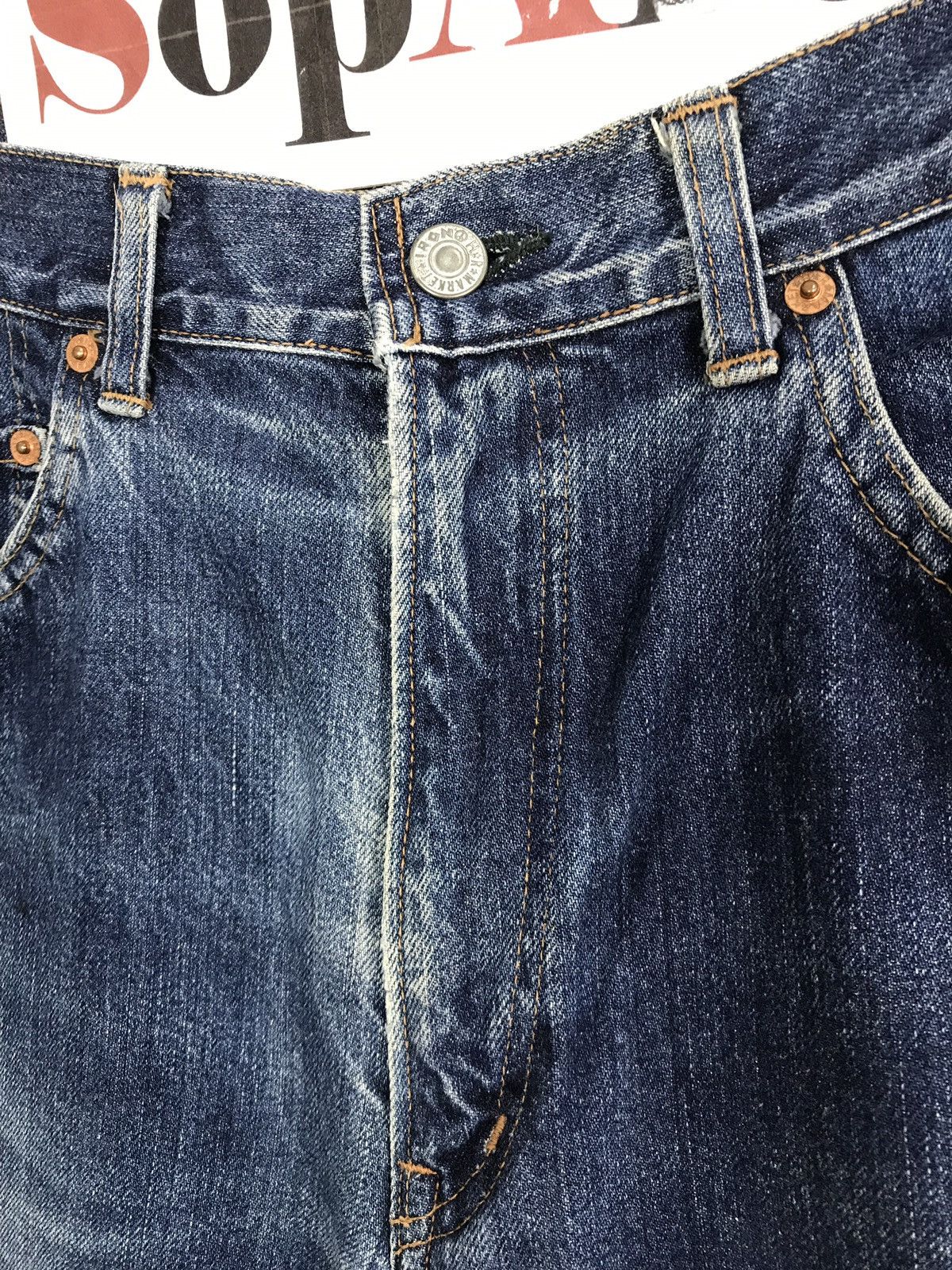 Japanese Brand × Vintage Vintage H.R Market Indigo Denim Jeans Style Size US 33 - 6 Thumbnail