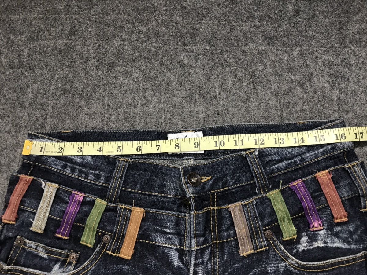 Japanese Brand × Vintage Vintage Nylaus Double Waist Design Lightning Style Size US 33 - 14 Thumbnail