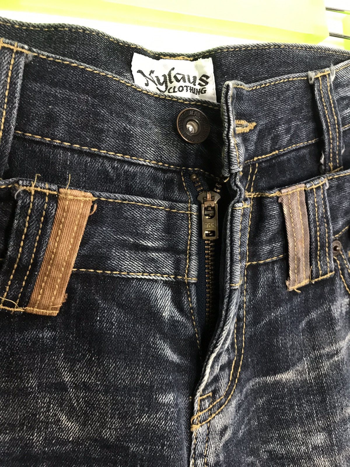 Japanese Brand × Vintage Vintage Nylaus Double Waist Design Lightning Style Size US 33 - 8 Thumbnail