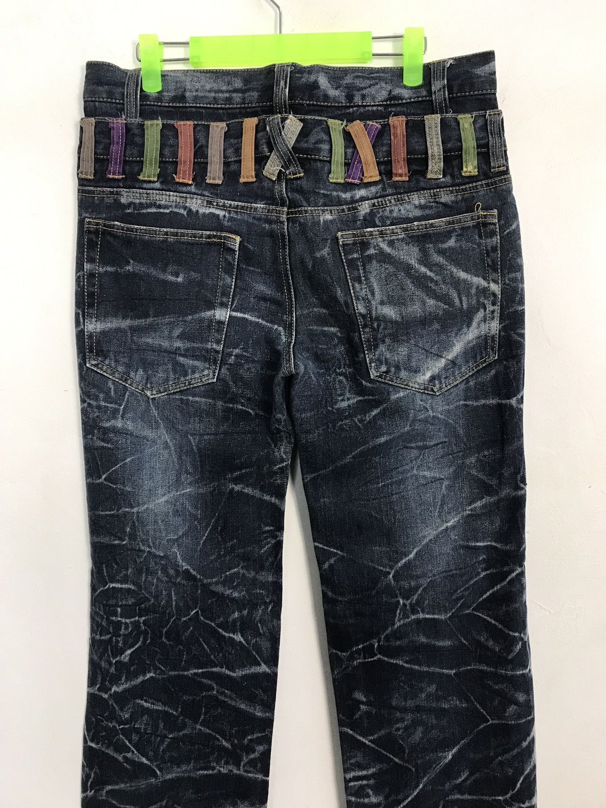 Japanese Brand × Vintage Vintage Nylaus Double Waist Design Lightning Style Size US 33 - 9 Thumbnail