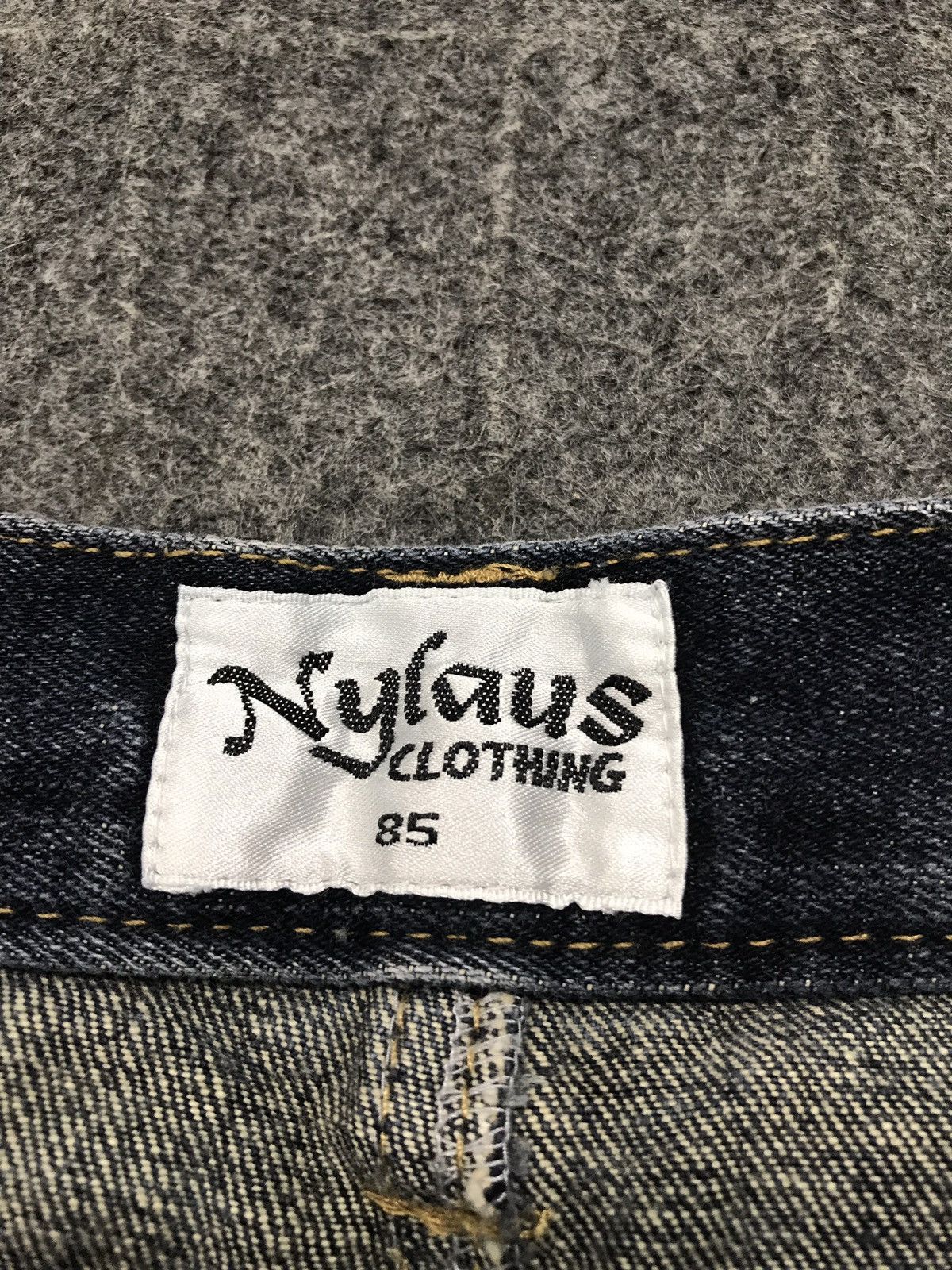 Japanese Brand × Vintage Vintage Nylaus Double Waist Design Lightning Style Size US 33 - 10 Thumbnail
