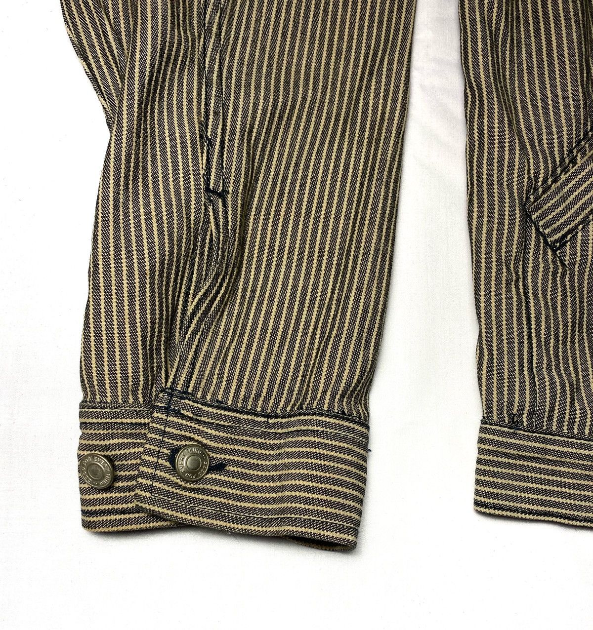 Vintage DOG HOUSE Usa Hickory Stripes Union Made Workers Denim Size US L / EU 52-54 / 3 - 5 Thumbnail