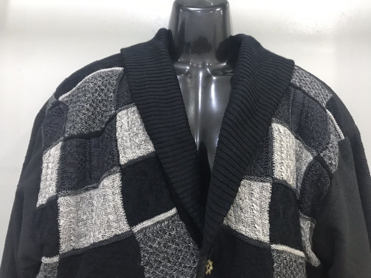 Japanese Brand PATCHWORK CARDIGAN Size US L / EU 52-54 / 3 - 4 Thumbnail