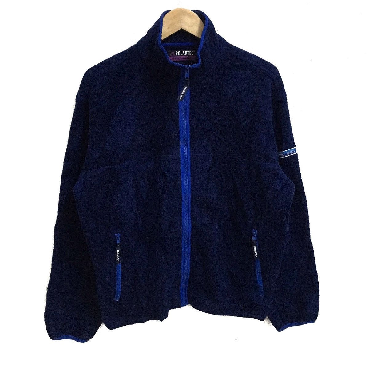 Polartec × Vintage Vintage MILD SEVEN POLARTEC Outdoor Fleece Zipper Sweater Size US M / EU 48-50 / 2 - 1 Thumbnail