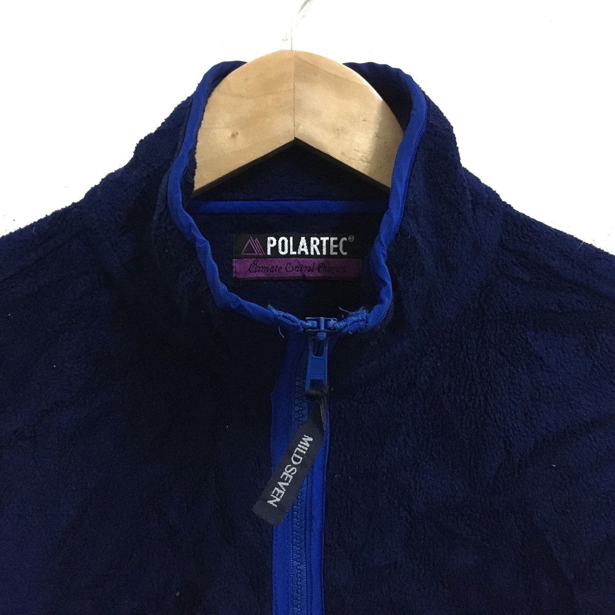 Polartec × Vintage Vintage MILD SEVEN POLARTEC Outdoor Fleece Zipper Sweater Size US M / EU 48-50 / 2 - 3 Thumbnail