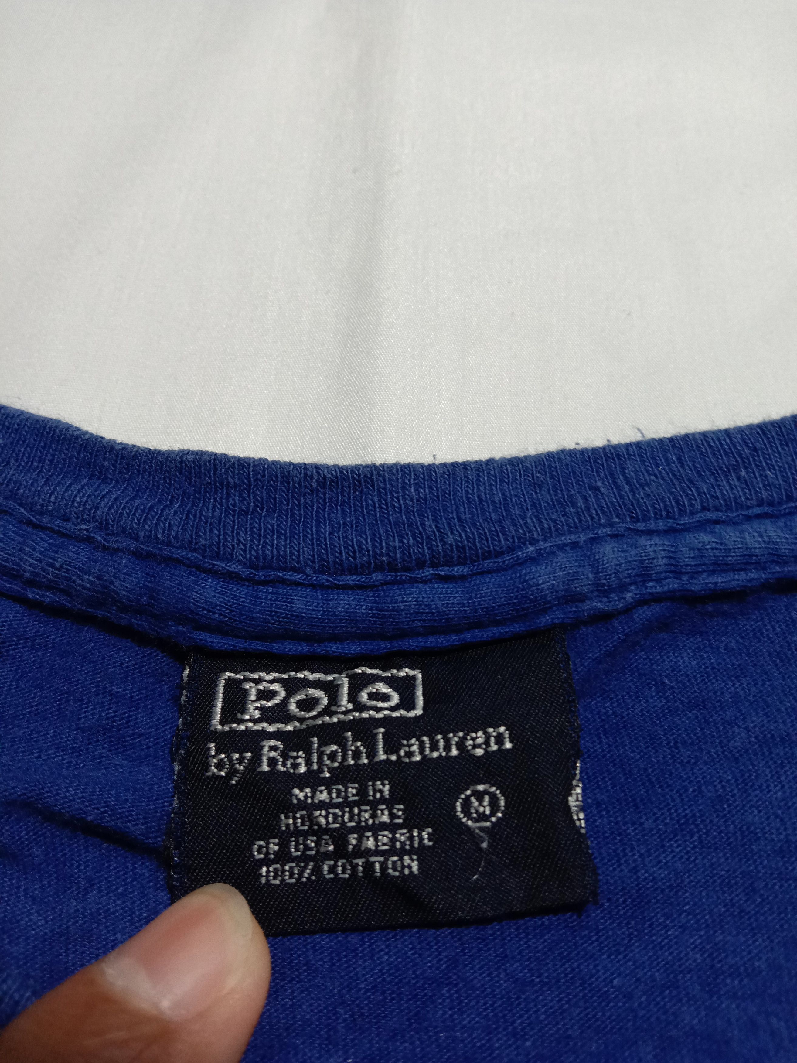 Polo Ralph Lauren Vintage 90s Polo Bear Tennis Sport Ralph Lauren Tee Size US L / EU 52-54 / 3 - 3 Thumbnail