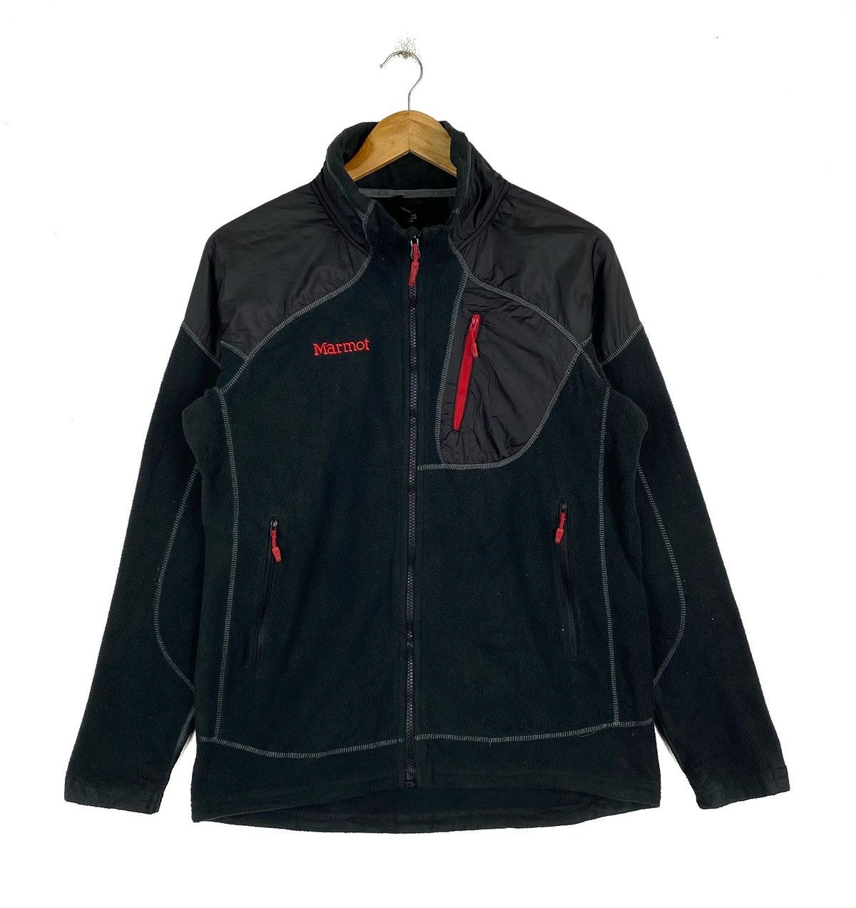 Marmot × Vintage Vintage MARMOT Outdoor Sportswear Fleece Sweater Jacket Size US S / EU 44-46 / 1 - 1 Thumbnail