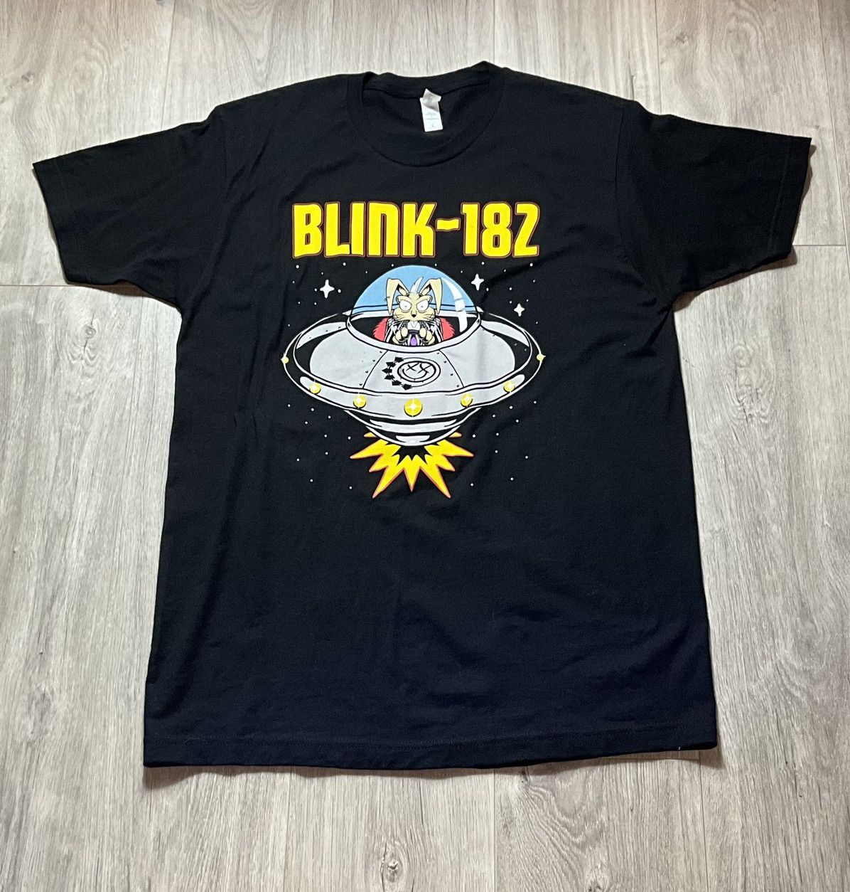 Band Tees Blink 182 Alien Spaceship World Tour 2023 Official Merch ...