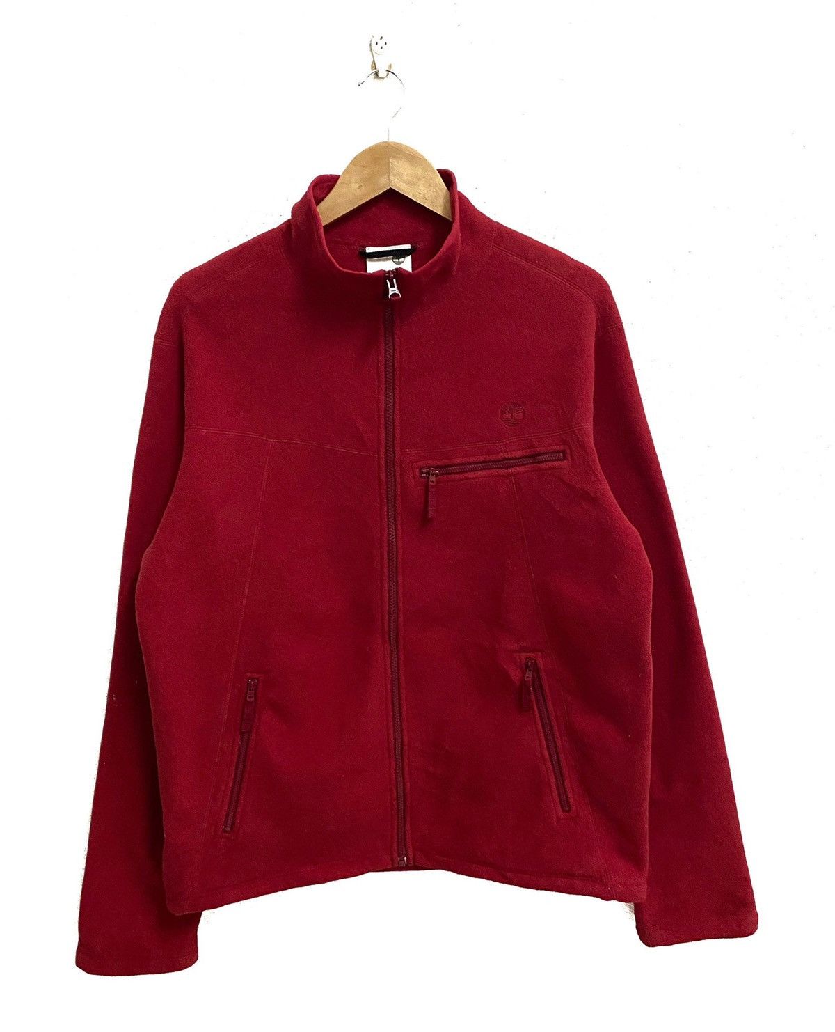 Timberland × Vintage Vintage TIMBERLAND Outdoor Fleece Zipper Sweater Jacket Size US L / EU 52-54 / 3 - 1 Thumbnail