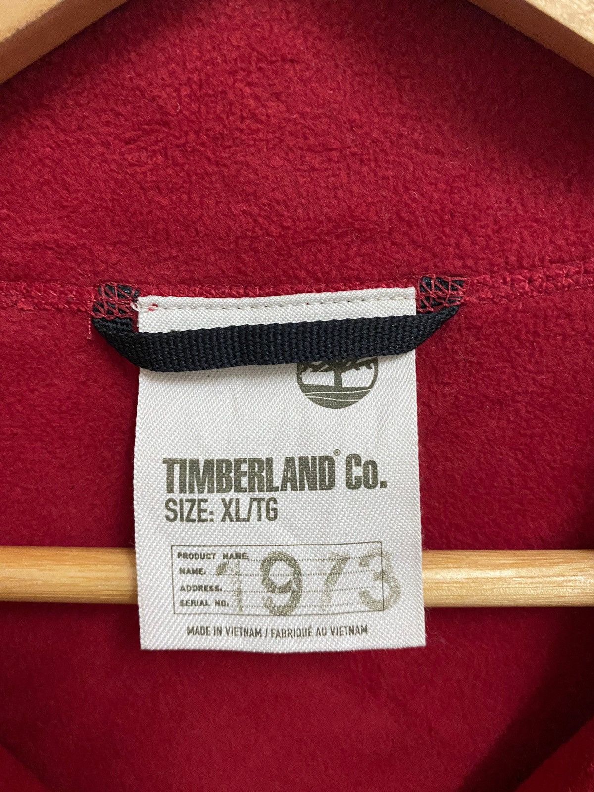 Timberland × Vintage Vintage TIMBERLAND Outdoor Fleece Zipper Sweater Jacket Size US L / EU 52-54 / 3 - 4 Thumbnail