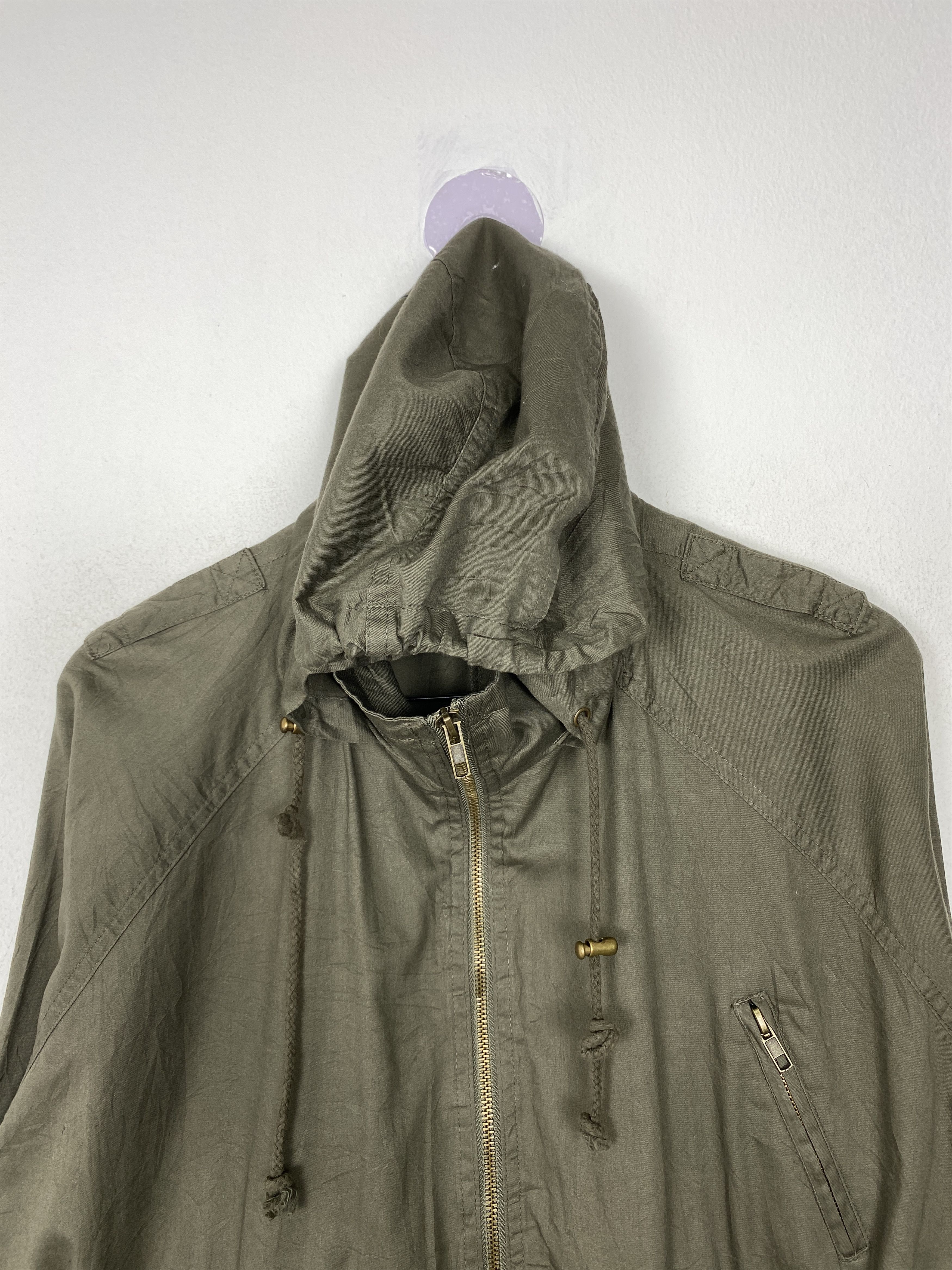 Forever 21 Vintage Forever 21 Hoodie Zip Up Long Jacket J1572 Size M / US 6-8 / IT 42-44 - 2 Thumbnail